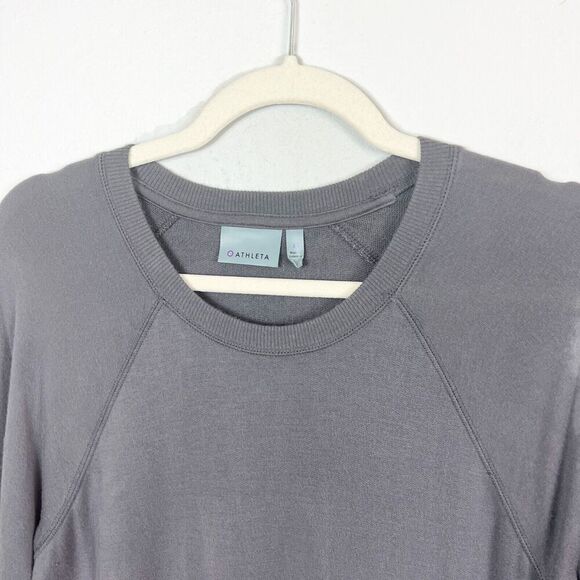 ATHLETA Asymmetric Grey Long Sleeve Top Size XS - Picture 2 of 7